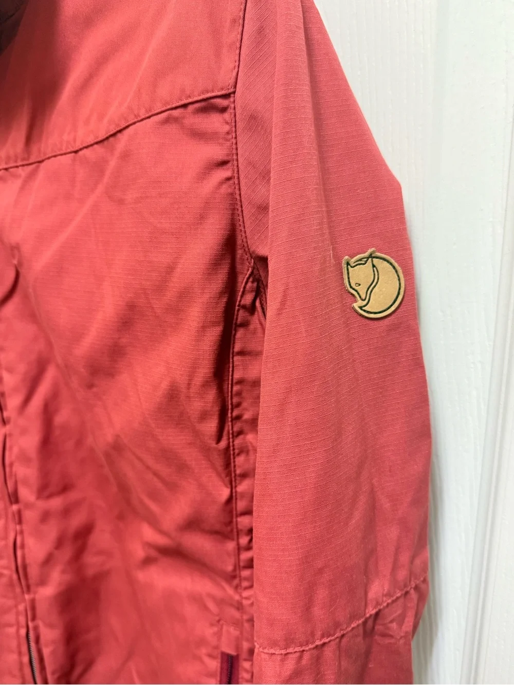 Fjallraven Red Lightweight Hooded Jacket